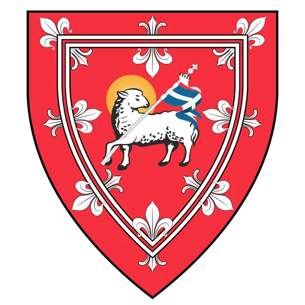 Coat Arms Perth City Central Scotland Banks River Tay 일러스트 — 스톡 벡터