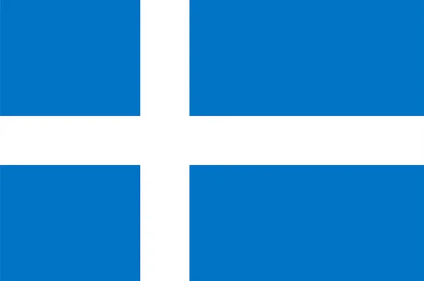 Flaga Parnu Jest Czwartym Wielkości Miastem Estonii Ilustracja Wektora — Wektor stockowy