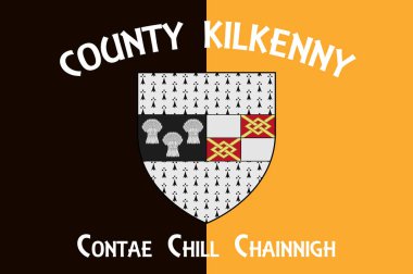 County Kilkenny, İrlanda 'da bir şehirdir. = = Coğrafya = = Güney-Doğu Bölgesi 'nin bir parçasıdır. Vektör illüstrasyonu