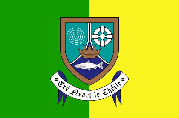 Σημαία Της Κομητείας Meath Είναι Μια Κομητεία Στην Ιρλανδία Εικονογράφηση — Διανυσματικό Αρχείο