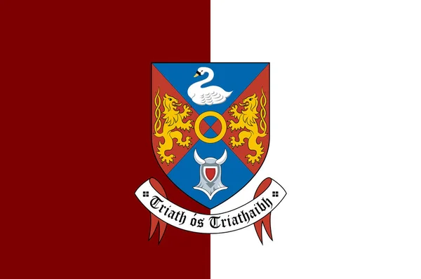 Flag County Westmeath Condado Irlanda Encuentra Provincia Leinster Forma Parte — Archivo Imágenes Vectoriales