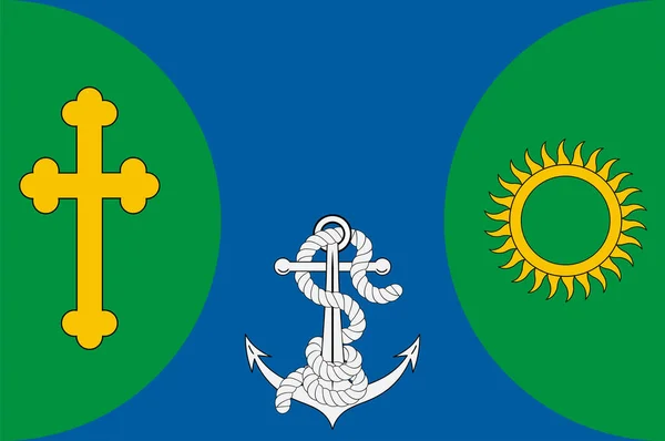 Bandeira Kilrush Uma Cidade Condado Clare Irlanda Ilustração Vetorial —  Vetores de Stock