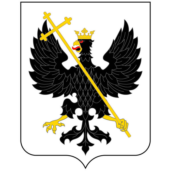 Coat of arms of Chernihiv is a historic city in northern Ukraine. Vector illustration