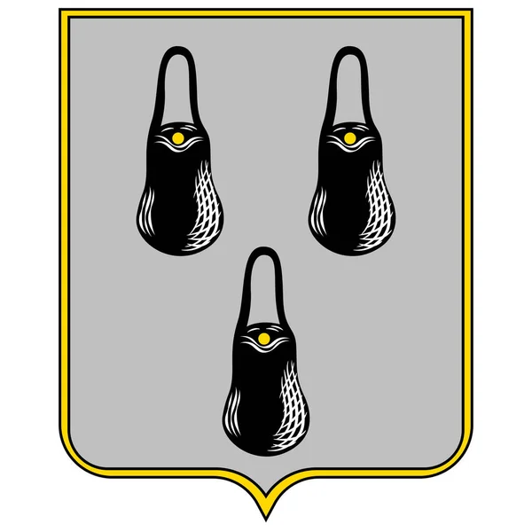 サミーの紋章はウクライナ北東部の都市であり サミー地方の首都である ベクターイラスト — ストックベクタ