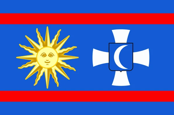 Bandeira Oblast Vinnytsia Oblast Ucrânia Ilustração Vetorial — Vetor de Stock