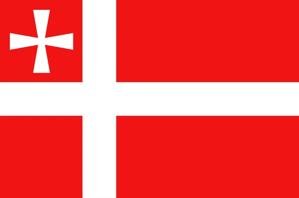 Die Flagge Des Oblast Wolyn Ist Eine Provinz Nordwesten Der — Stockvektor