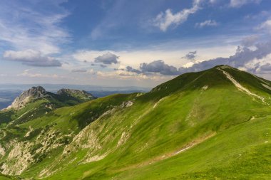 Czerwone Wierchy alanı. Batı Tatra Dağları. Polonya.
