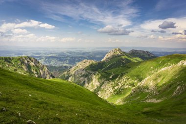 Czerwone Wierchy alanı. Batı Tatra Dağları. Polonya.