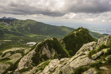 Tatra Dağları'nın güzel sahne. Polonya.