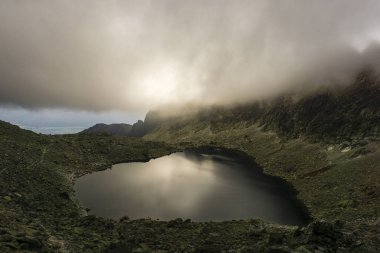 Vysne Wahlenbergovo pleso. Yüksek Tatras. Slovakya.