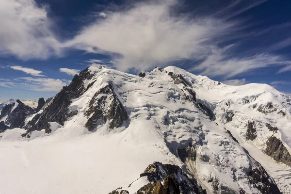 Mont Blanc Pico Más Alto Los Alpes — Foto de Stock