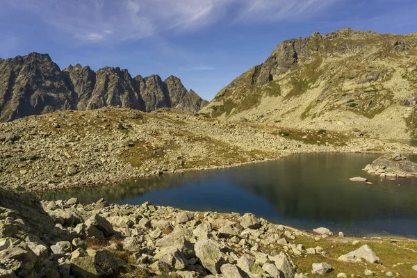 Piękny Krajobraz Doliny Zabich Warstw Tatry Wysokie Słowacja — Zdjęcie stockowe