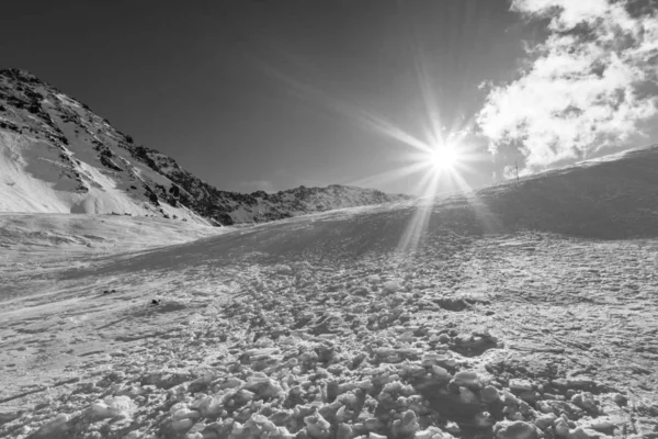 Paisagem Inverno Perto Vale Das Cinco Lagoas Polonesas Montanhas Tatra — Fotografia de Stock