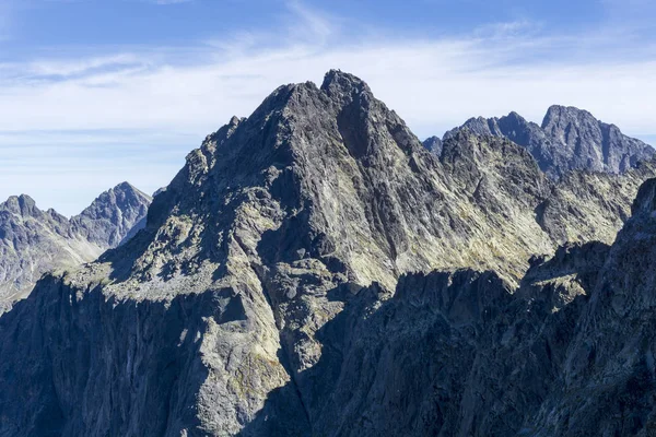 Una splendida vista sul Velky Ganek. Alti Tatra. Slovacchia . — Foto Stock