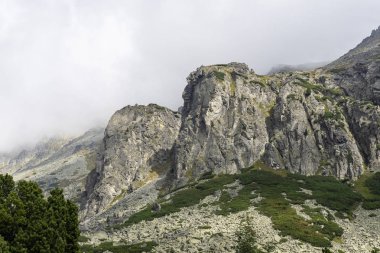 Mlynicka Valley manzara. Tatra Dağları. Slovakya.