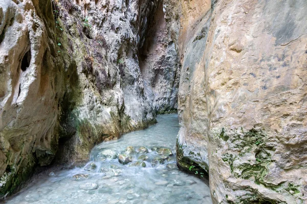 Ruta Senderismo Río Chillar Nerja Málaga España — Foto de Stock