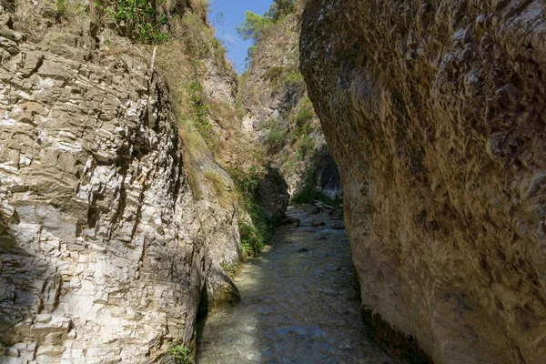 Der Rio Chillar Wanderweg Nerja Malaga Spanien — Stockfoto