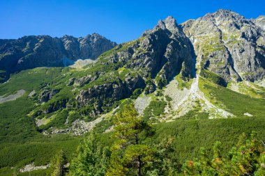 Mengusovska Vadisi. Yüksek Tatra Dağları. Slovakya.