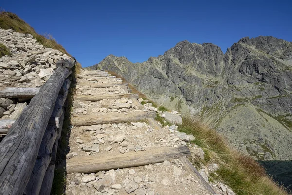 Horská Stezka Slovensku Vysoké Tatry Koprovský Vrchol — Stock fotografie