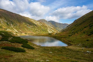 Eylül 'de Batı Tatras' ta. Jamnicka Vadisi, Slovakya.