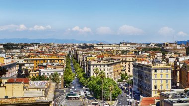 Rome, İtalya - 19 Temmuz 2018: Panoramik Roma ve mimarisi 