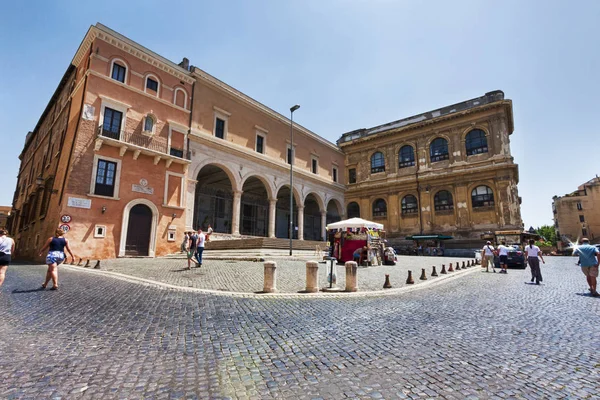 Roma Luglio 2018 Bellissima Facciata Della Basilica San Pietro Vincoli — Foto Stock