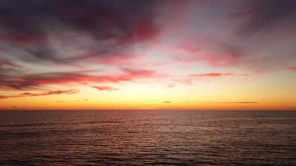 Hermoso Atardecer Hora Dorada — Vídeos de Stock