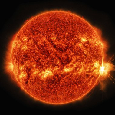 Evrenin güzelliği: güneş ve onun flare - Nasa'nın Goddard Uzay Uçuş Merkezi/Sdo tarafından sağlanan bu görüntü öğesi