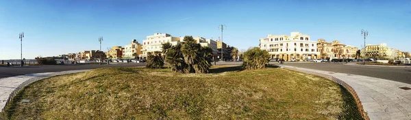 Ostia Lido Roma Italia Enero 2019 Panorama Plaza Ravennati Hacia — Foto de Stock