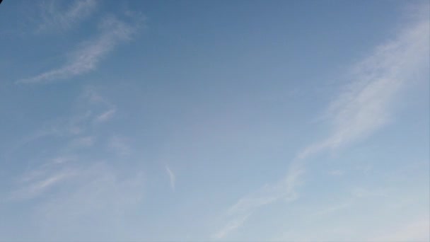 Nubes Lapso Tiempo Con Cirrostratos Nubes Estratiformes Con Efecto Niebla — Vídeos de Stock