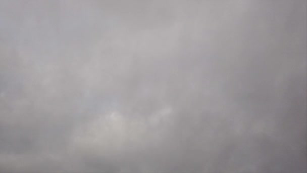 Intervalle Temps Avec Brouillard Nimbostratus Gris Fumé Nuages Comme Écoulement — Video