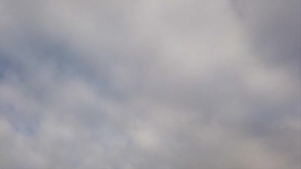 Intervalle Temps Des Nuages Avec Ciel Obscurci Par Des Nimbostratus — Video