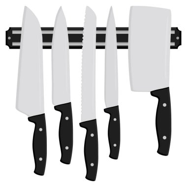 Magnetic Knife Holder Free Vector Eps Cdr Ai Svg Vector Illustration Graphic Art