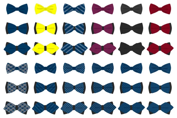 Tema büyük resimde bağları farklı türleri, bowties vari ayarla.