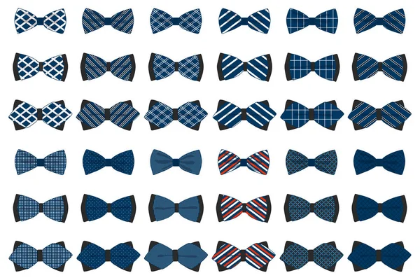 Tema büyük resimde bağları farklı türleri, bowties vari ayarla.