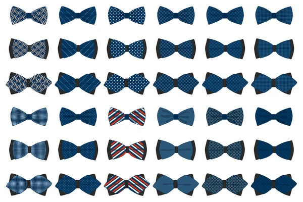 Tema büyük resimde bağları farklı türleri, bowties vari ayarla.