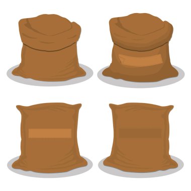 Çanta illüstrasyon Tema büyük renkli set farklı türleri