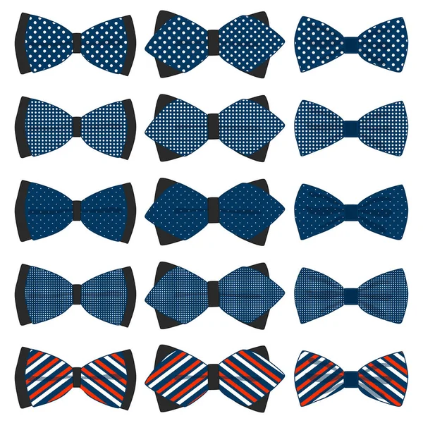 Tema büyük resimde bağları farklı türleri, bowties vari ayarla.