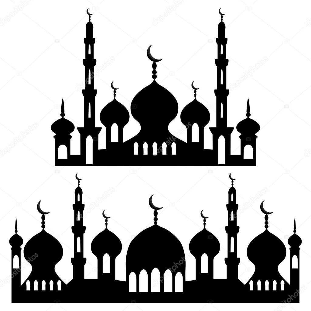 Illustration on theme different types mosques