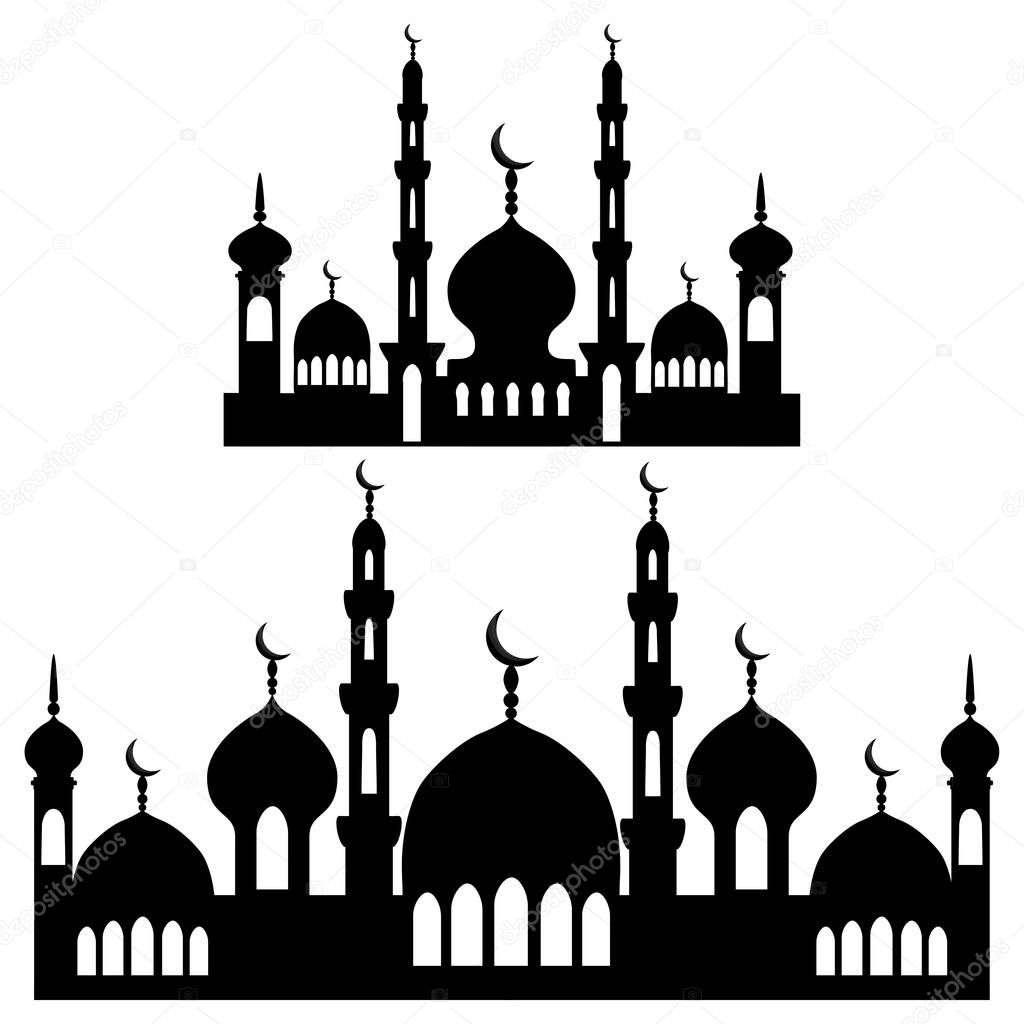 Illustration on theme different types mosques