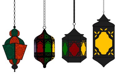 Fener illüstrasyon Tema büyük set farklı türleri