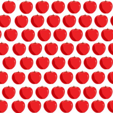 Tema büyük renkli dikişsiz elma deseni İllüstrasyon