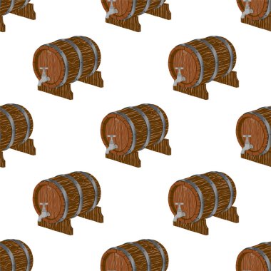 Tema büyük renkli desen oktoberfest İllüstrasyon