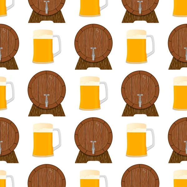 Tema büyük renkli desen oktoberfest İllüstrasyon