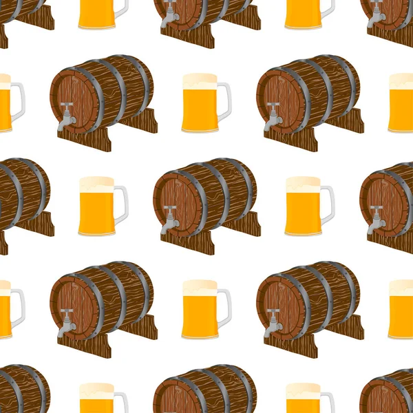 Tema büyük renkli desen oktoberfest İllüstrasyon