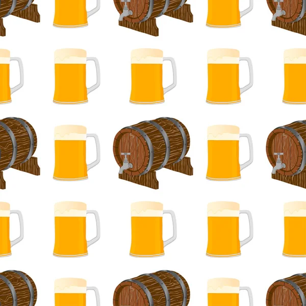 Tema büyük renkli desen oktoberfest İllüstrasyon