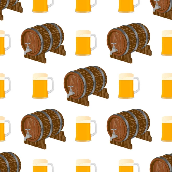 Tema büyük renkli desen oktoberfest İllüstrasyon