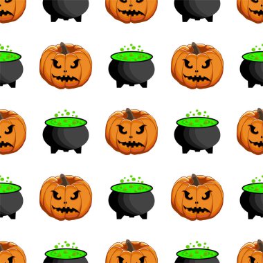 Tema üzerine resim büyük renkli desen Cadılar Bayramı