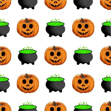 Tema üzerine resim büyük renkli desen Cadılar Bayramı