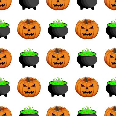 Tema üzerine resim büyük renkli desen Cadılar Bayramı